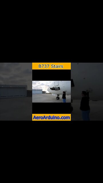 Can't Believe Boeing B737 Hidden Stairs #Aviation #AeroArduino