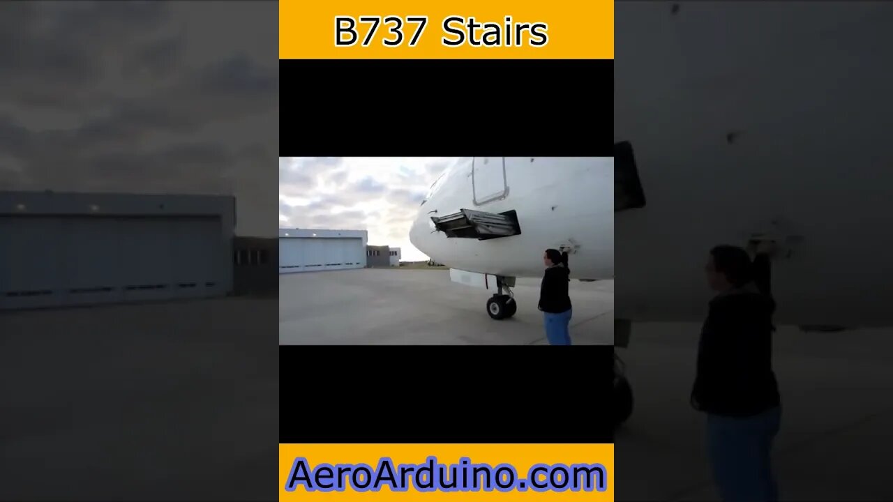 Can't Believe Boeing B737 Hidden Stairs #Aviation #AeroArduino