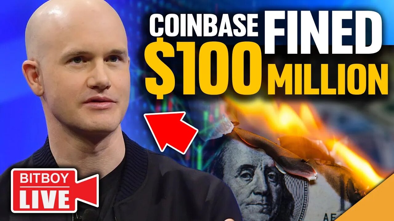 Bitcoin FAKE OUT? (Coinbase FINED $100 Million)