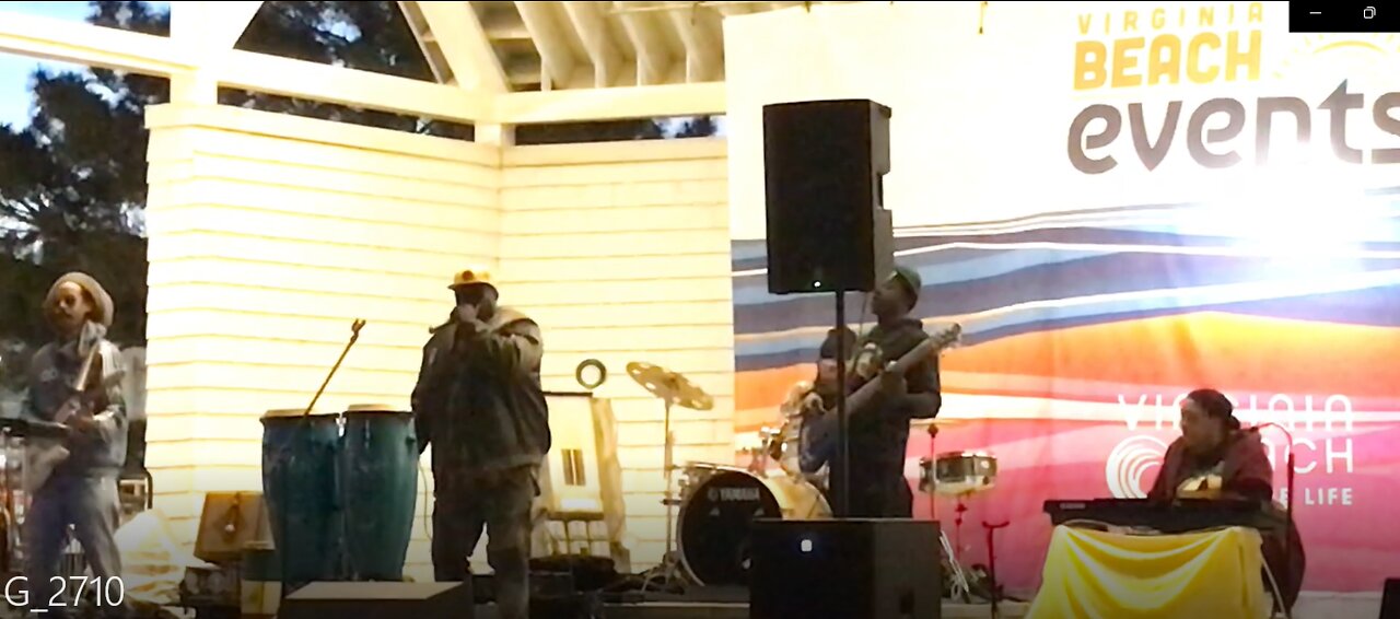 Reggae Performance at Virginia Beach, VA in April