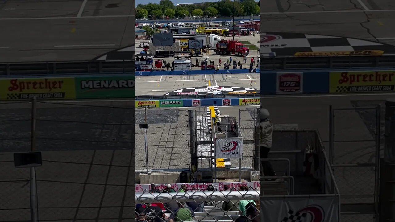 Bonus @nascar @ Milwaukee Mile Speedway!