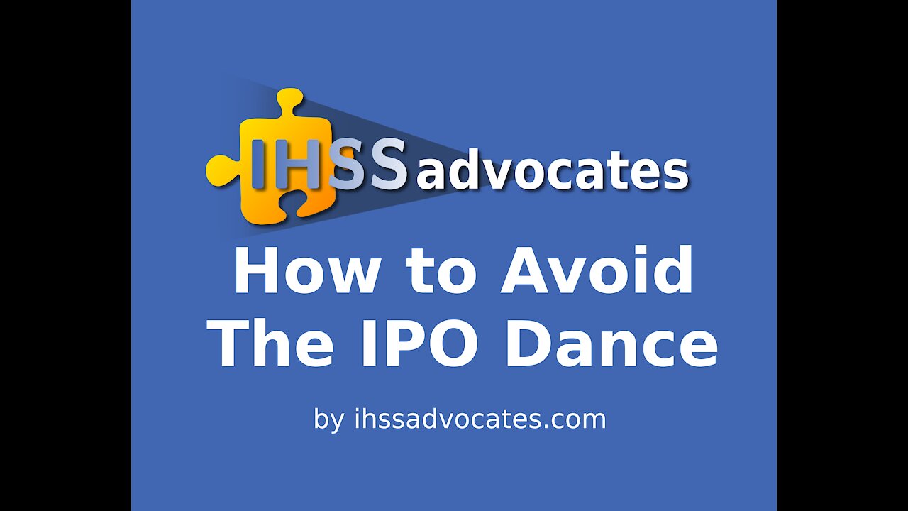 How to Avoid The IPO Dance