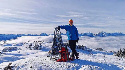 CLOUD INVERSION on Snowy Mount Anderson | 9/1000 | SUMMIT FEVER