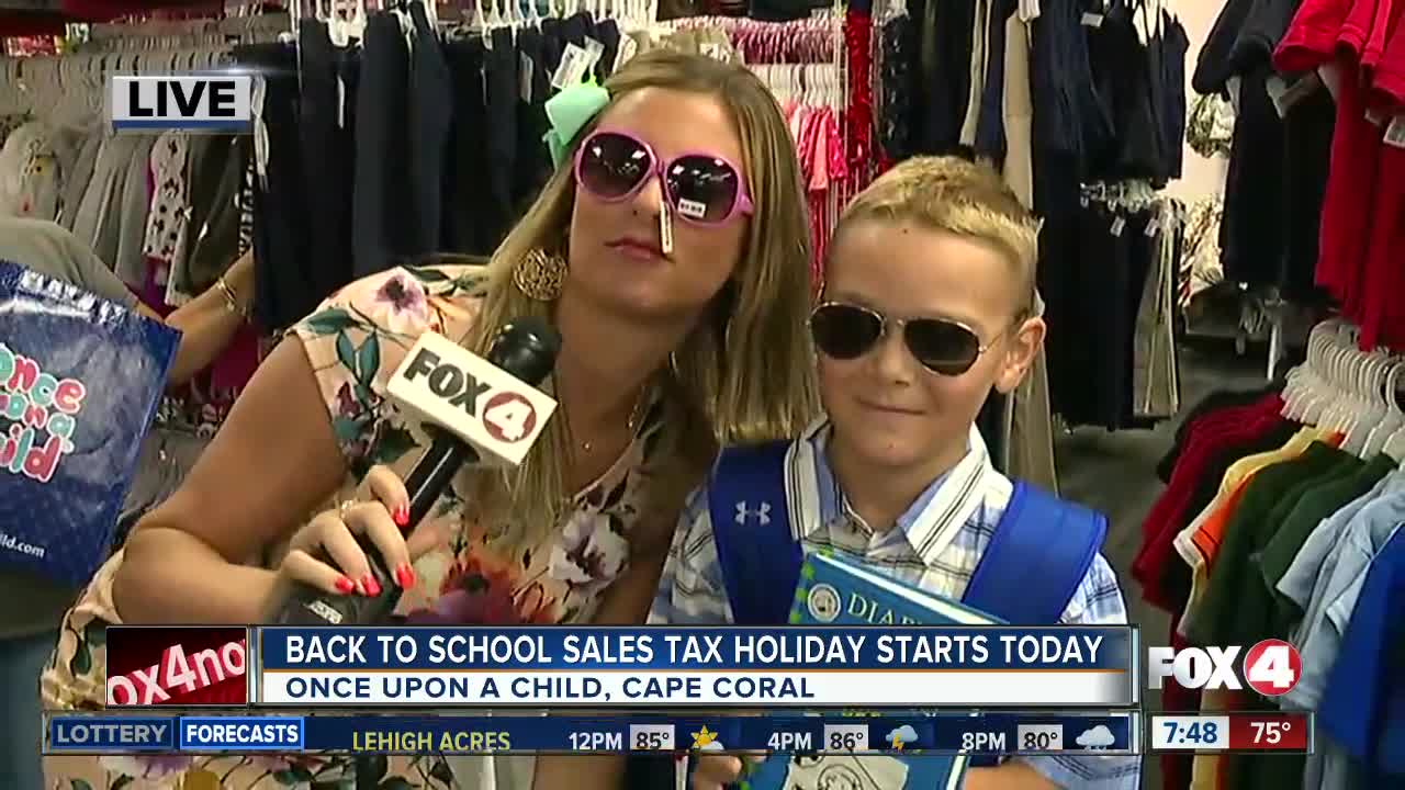 Back to school sales tax holiday underway