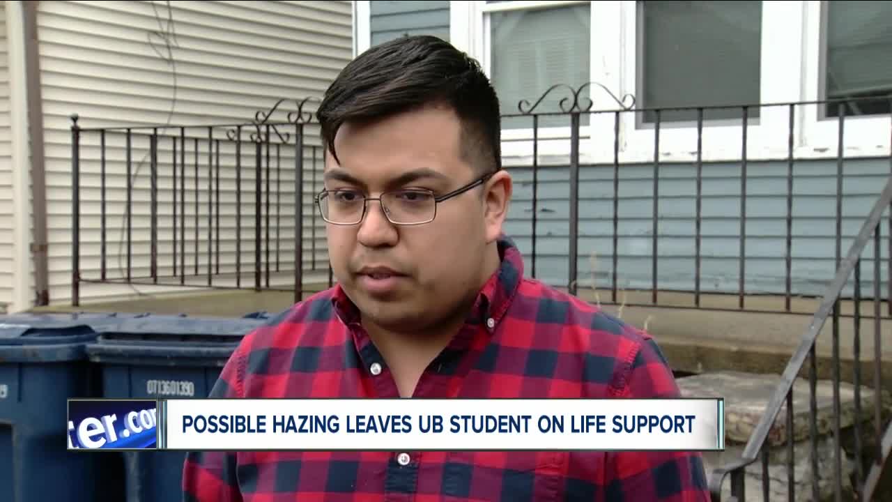Possible hazing incident leave UB student fighting for his life