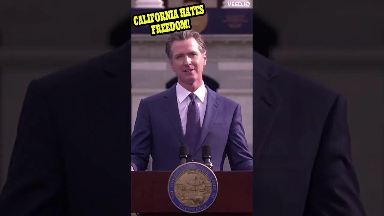 Gavin Newsom Claims California Is A Bastion Of Freedom