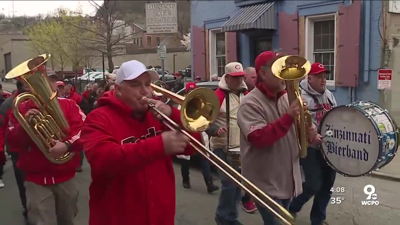 No Reds Opening Day parade? OTR cafe holds their own, with an 'old-timey' twist