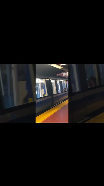 Mesmerizing Montreal metro #montreal #viralvideo #train