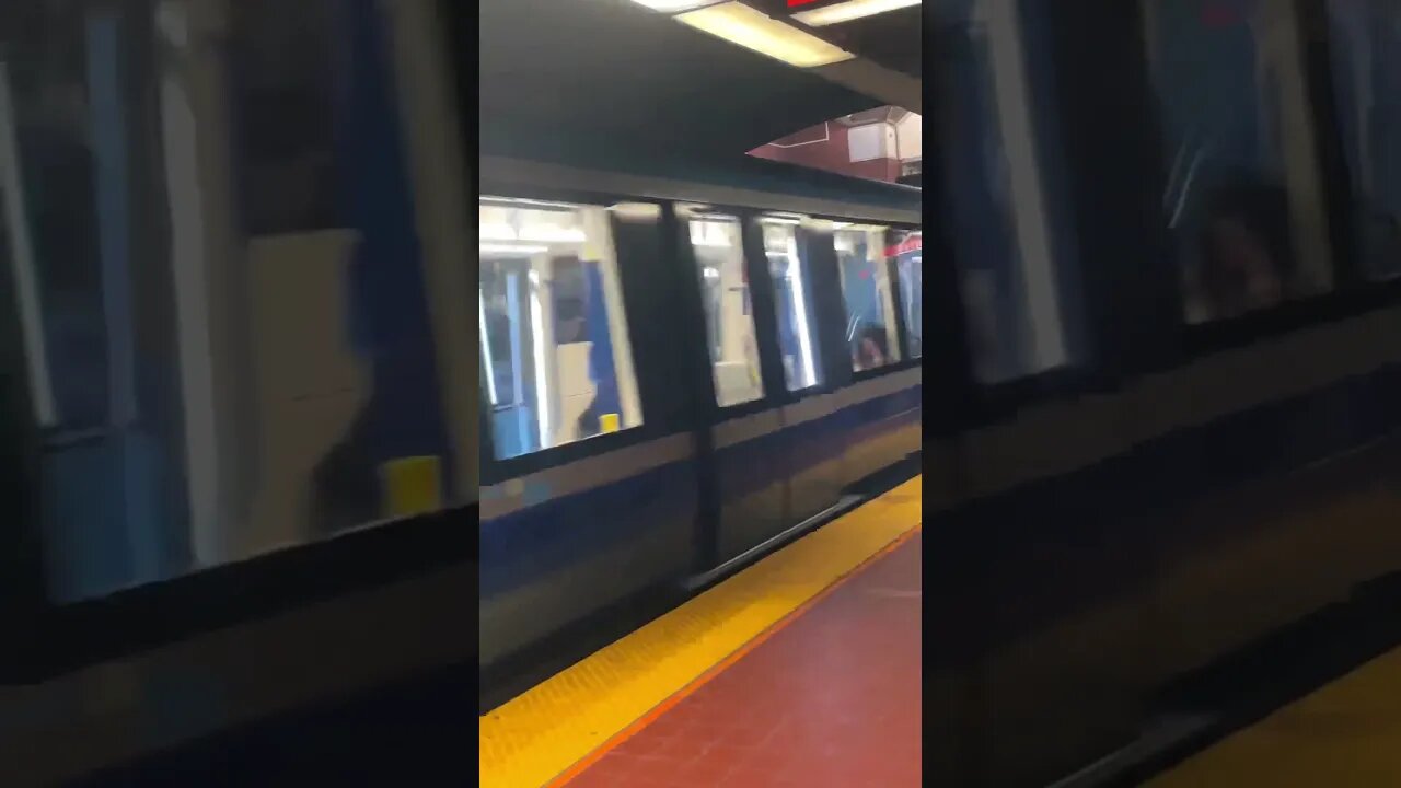 Mesmerizing Montreal metro #montreal #viralvideo #train