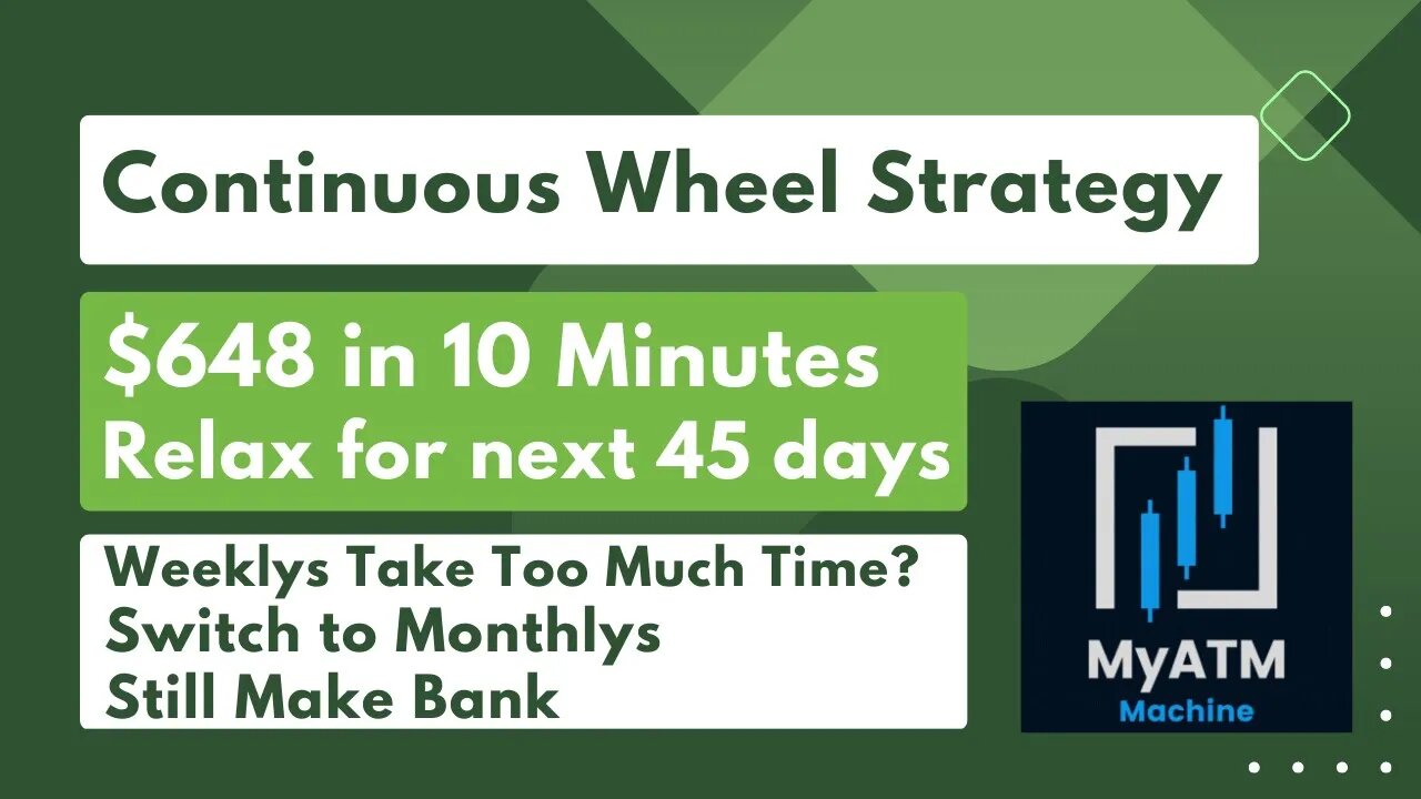 Not Enough Time For Weekly Options, Switch To Monthly Options | Still Make Money on Monthly Options