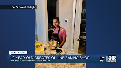 12-year-old creates online baking shop