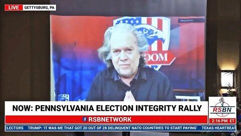 Steve Bannon STILL Says 2020 Election Should Be "Decertified"
