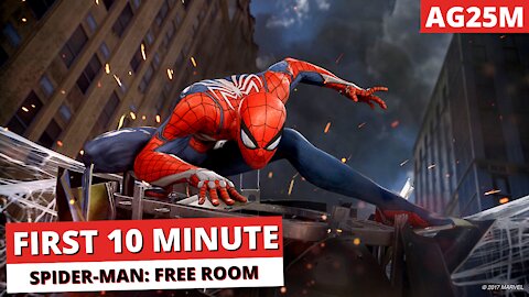 Spider-Man PS5 Remastered - The Amazing Suit Beautiful Free Roam & Combat