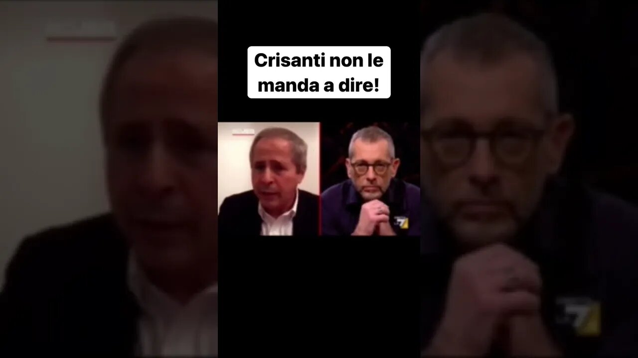 Crisanti non le manda a dire!