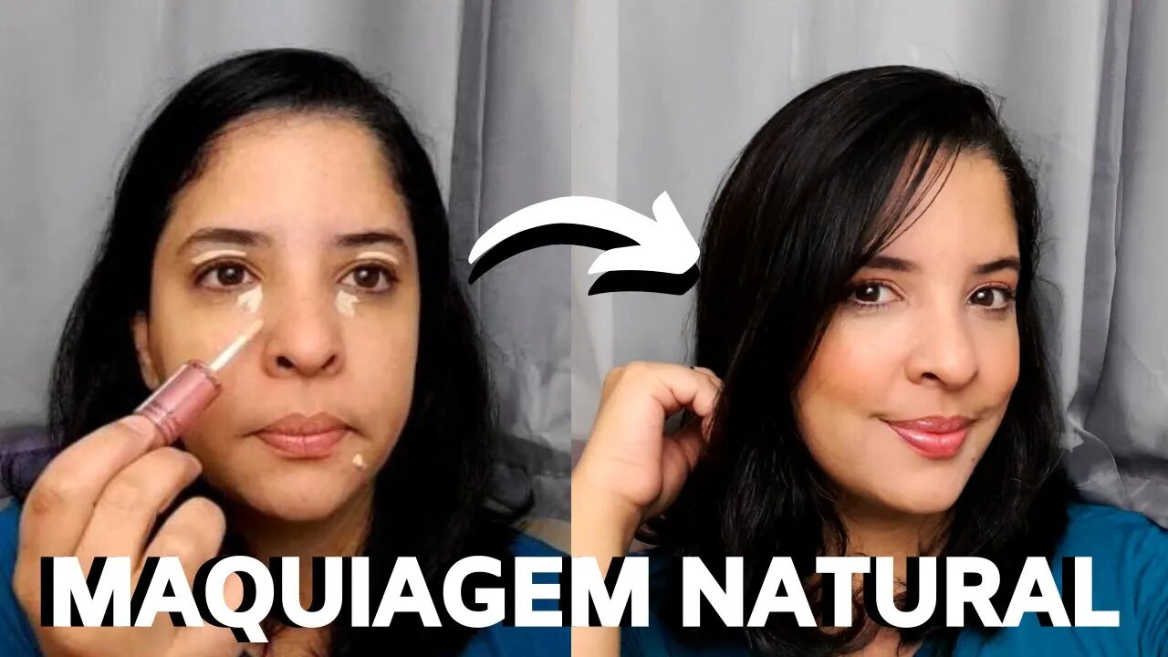 TUTORIAL DE MAKE SIMPLES E RÁPIDA PARA INICIANTES | Passo A Passo Para O Dia (dicas de maquiagem)