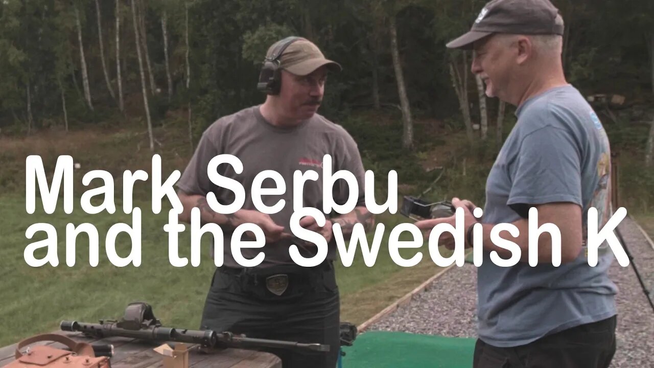 Teaching Mark Serbu to shoot the Swedish K (m45/b), also some SVD shooting