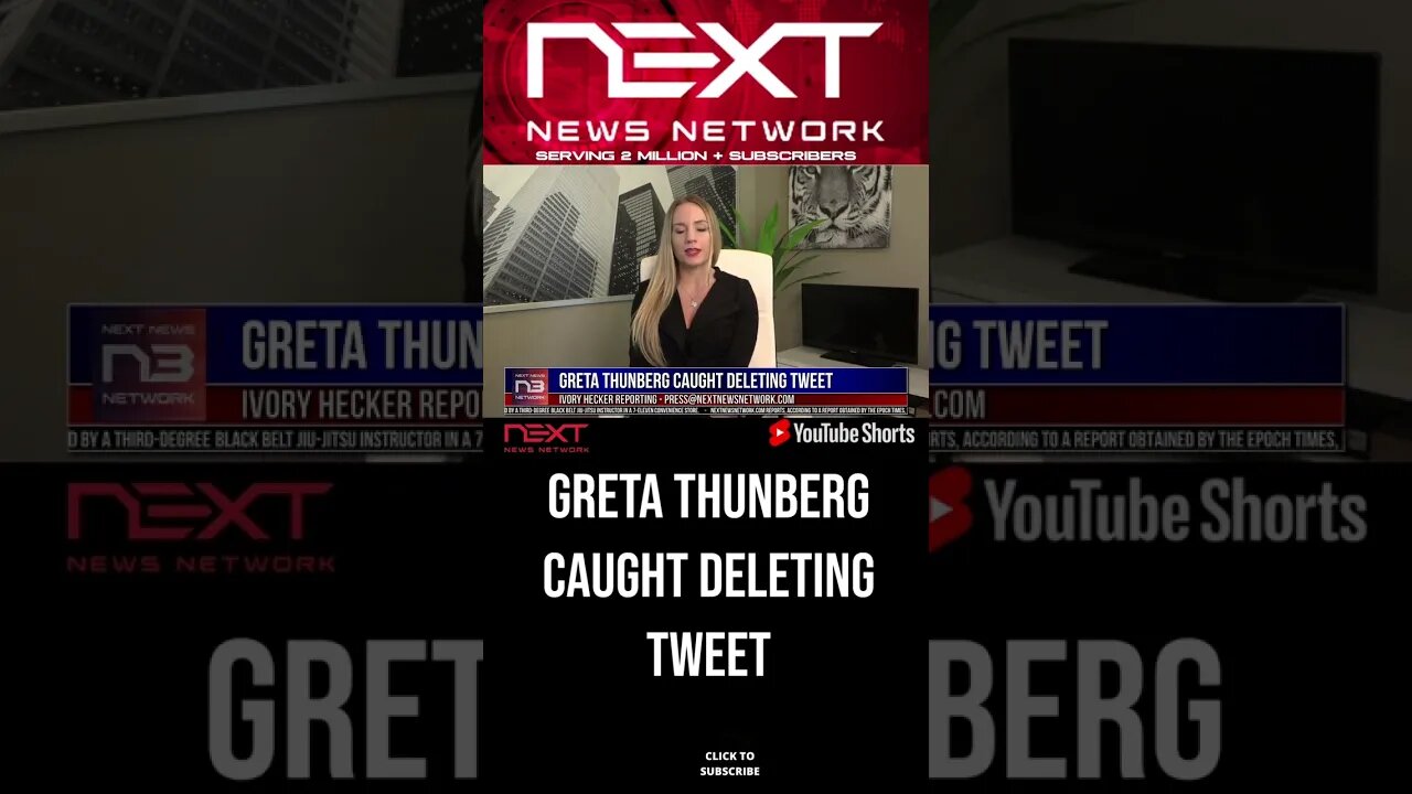 Greta Thunberg Caught deleting Tweet #shorts