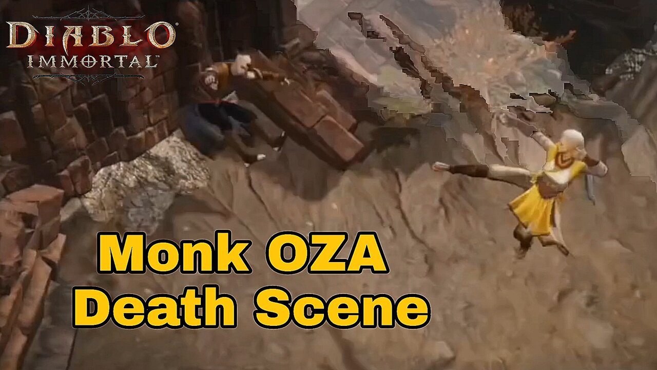 Diablo Immortal (Monk OZA Death Scene) #Shorts
