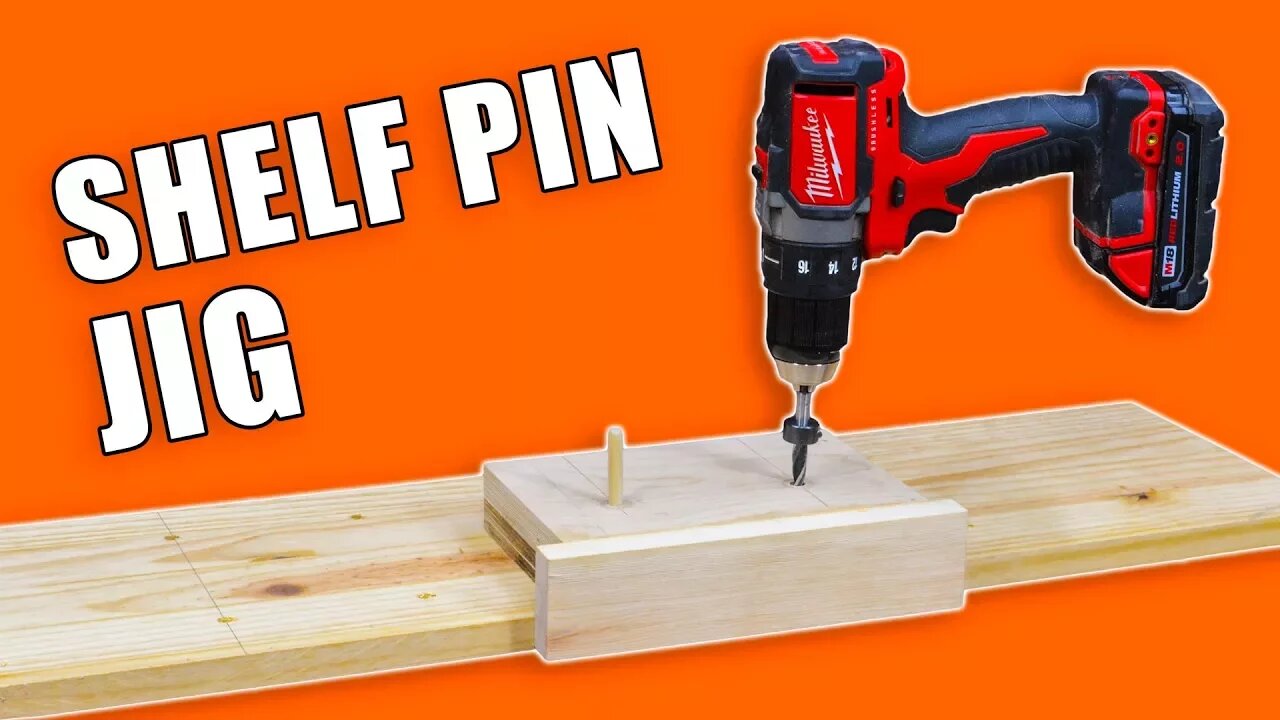 Jig for Drilling Shelf Pin Holes / Shelf Pin Jig