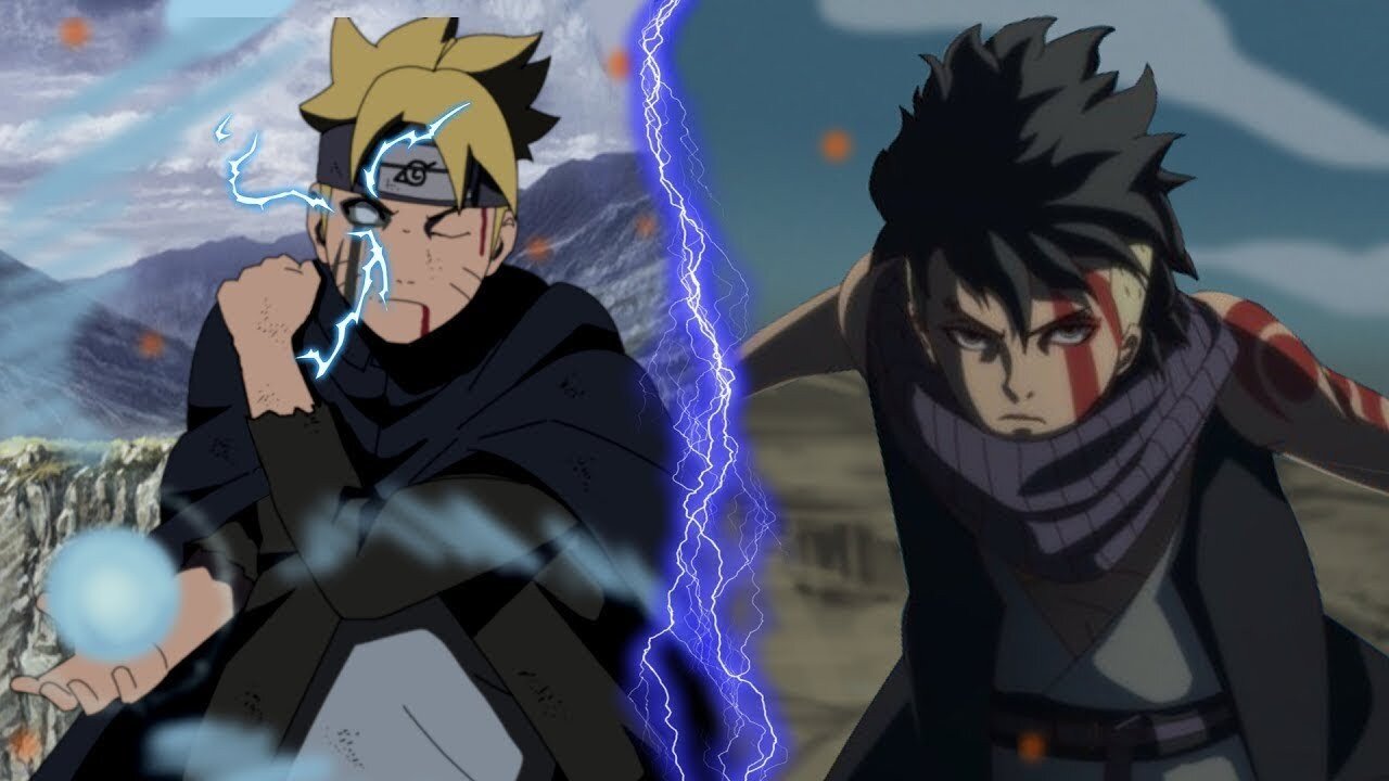 Best Anime Fight - Boruto Momoshiki vs Kawaki (Awakened)