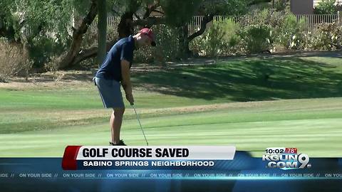 HOA saves neighborhood golf course from closing