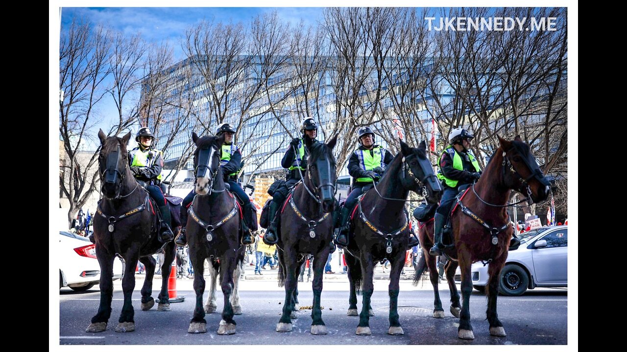 Shocking video protests are now illegal in Calgary