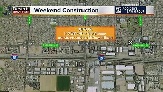 Easter weekend freeway closures