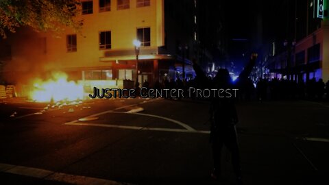 Riot At The Justice Center In Portland, Oregon