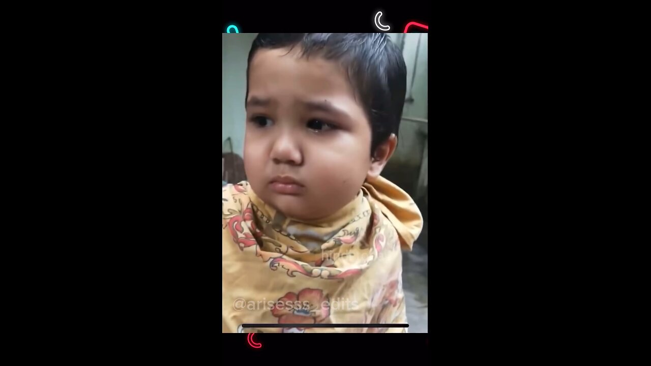 Kids funny video at salon😹😹