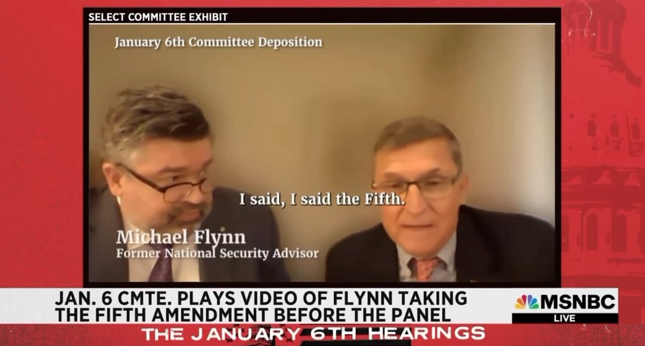 General Flynn refused to go along with Liz Cheney’s trash questions.
