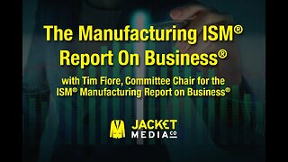 The Latest Manufacturing ISM Report On Business