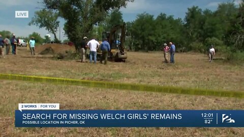 Search for missing Welch girls' remains in Picher, Okla.