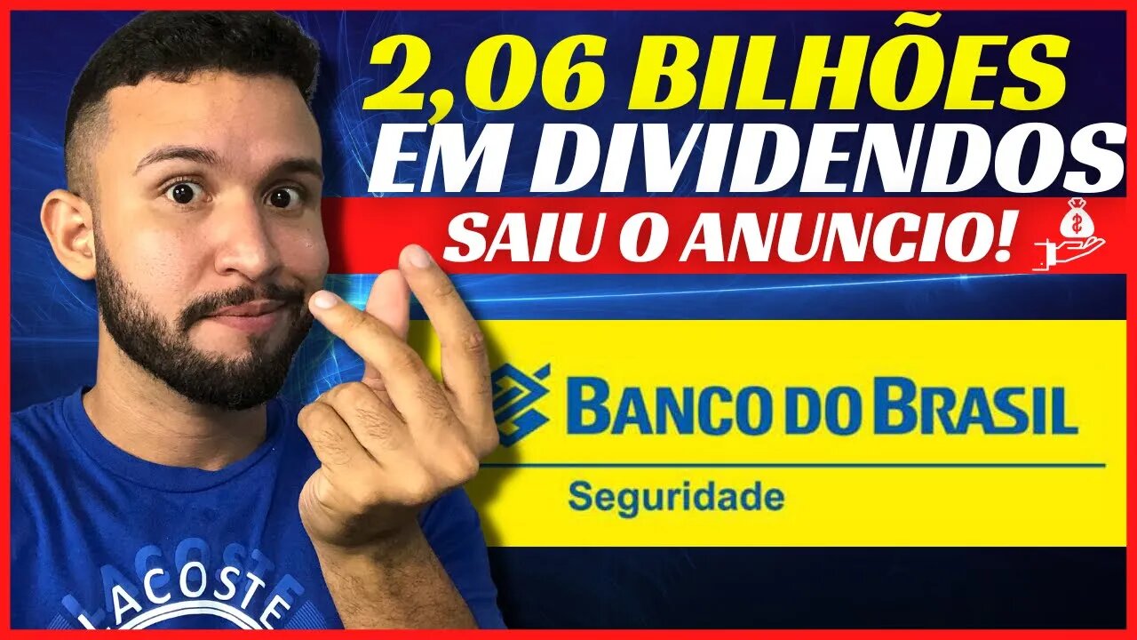 BBSE3 ANUNCIA SEUS DIVIDENDOS BILIONÁRIOS E RESULTADOS RECORDES | BB SEGURIDADE 2T22!