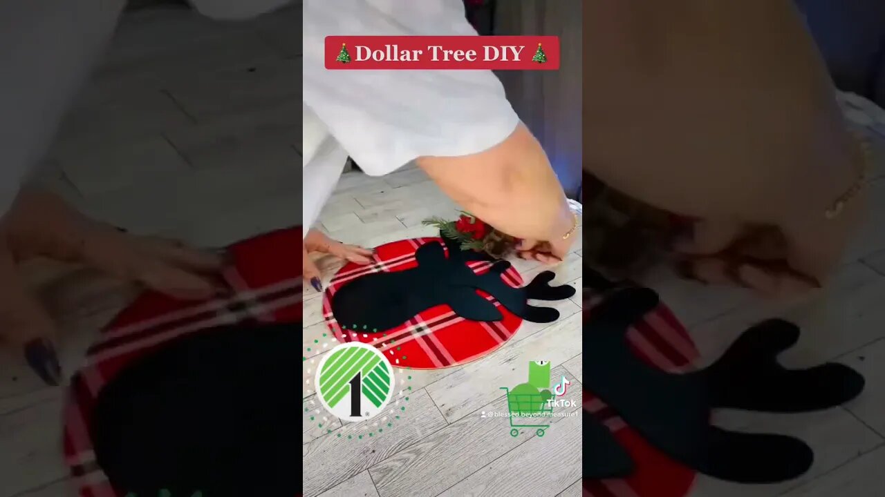 😱🎄Dollar Tree Christmas DIY, Dollar Tree Wood Round DIY, Blessed Beyond Measure