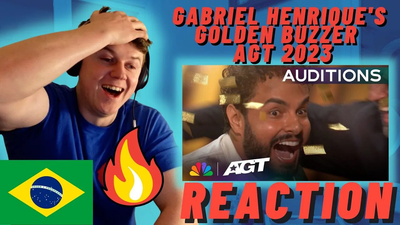 🇧🇷Gabriel Henrique's receives GOLDEN BUZZER on AGT 2023