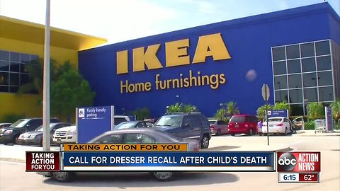 Falling furniture has killed 200 children since 2000, experts say dangerous dressers should be recalled