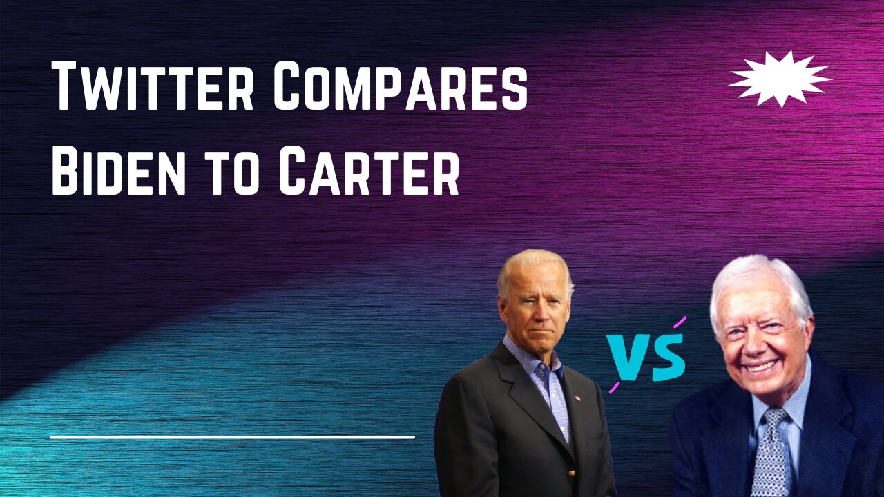 Twitter Compares Joe Biden to Jimmy Carter!