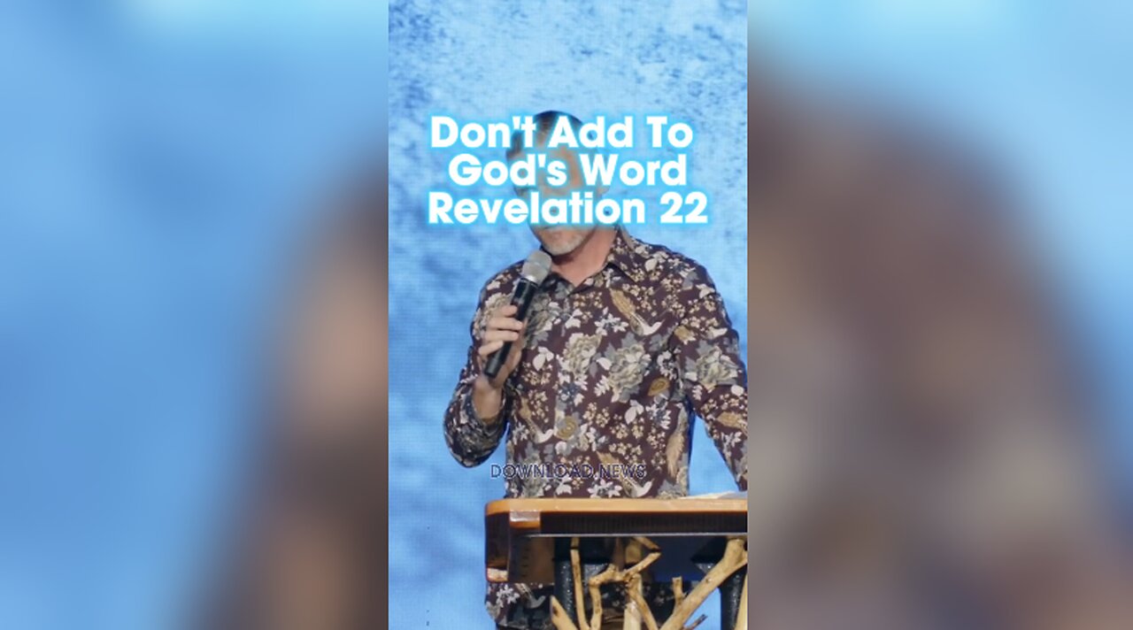 Pastor Greg Locke: For I testify unto every man that heareth the words of the prophecy of this book If any man shall add unto these things, God shall add unto him the plagues that are written in this book, Rev 22 - 10/11/22