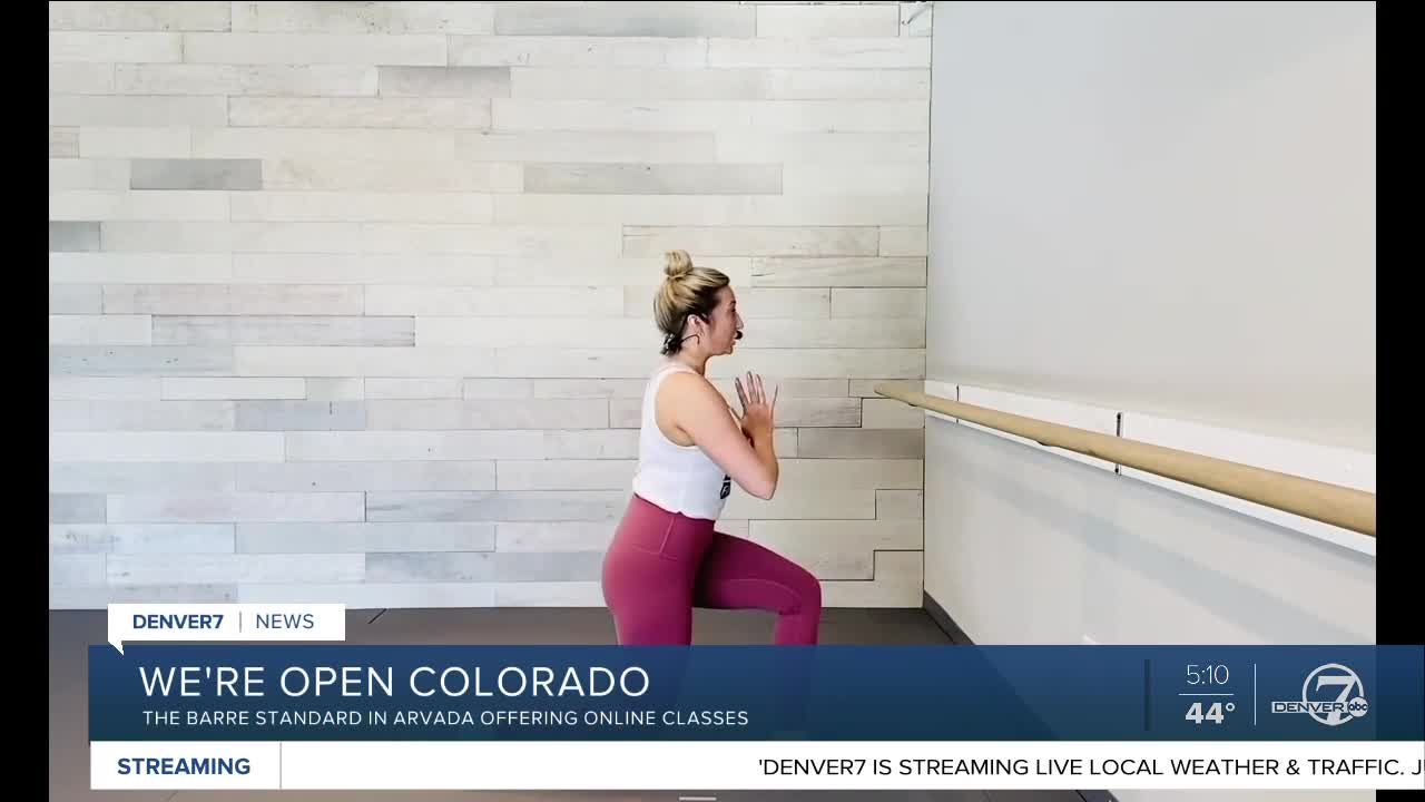 The Barre Standard in Arvada has taken their business online