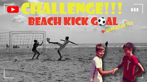 Football challenge+beach, Goal