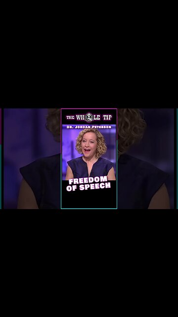 FREEDOM OF SPEECH - the Whole Tip Jordan Peterson #shorts #short #shortvideo #subscribe