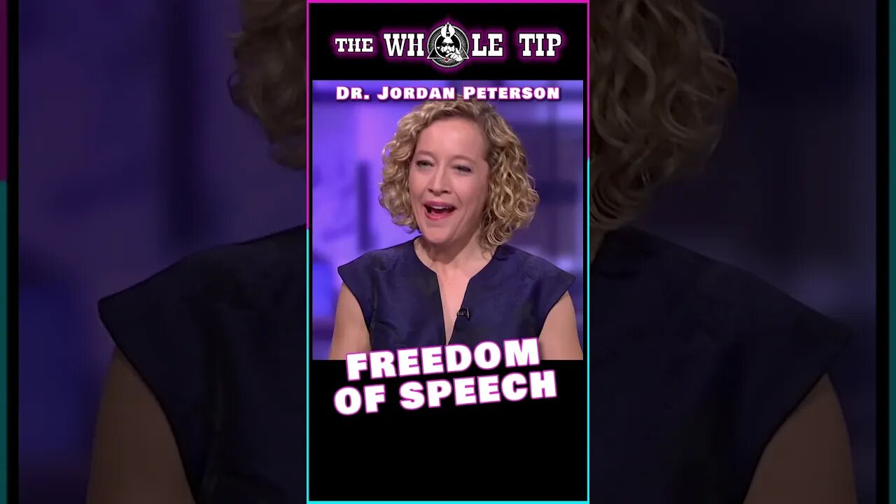 FREEDOM OF SPEECH - the Whole Tip Jordan Peterson #shorts #short #shortvideo #subscribe