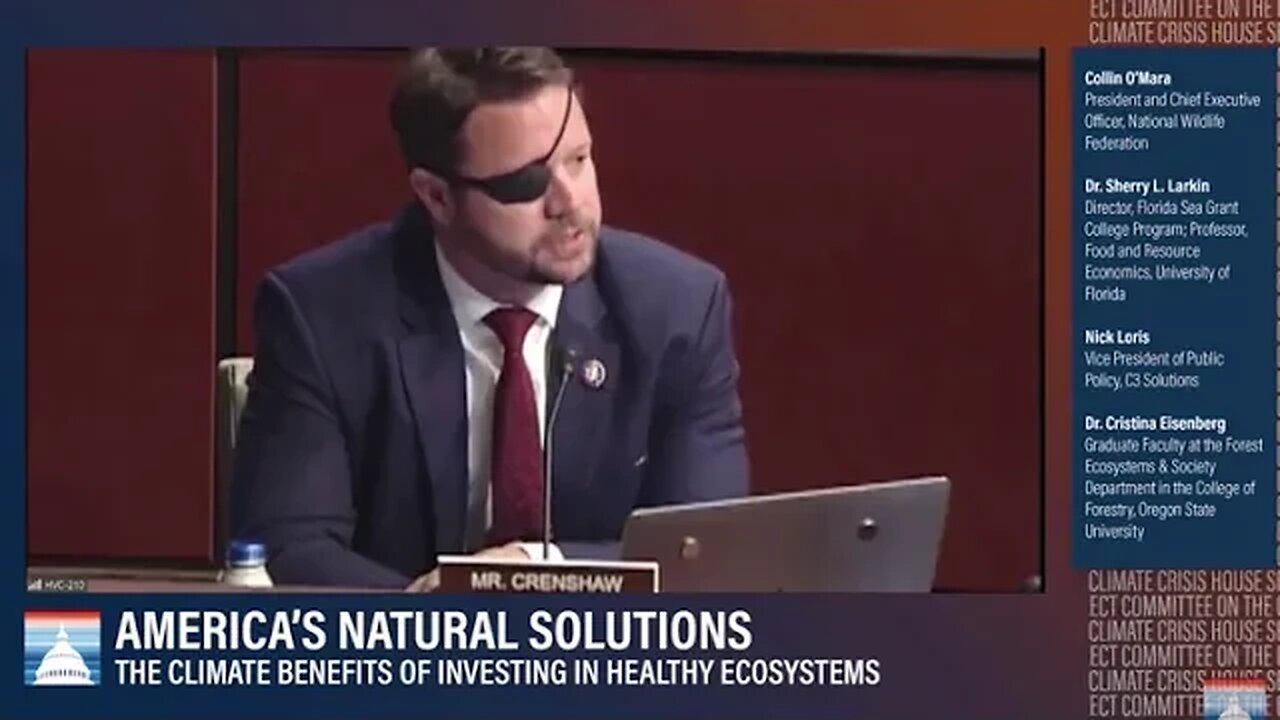 Dan Crenshaw Speaks at the E&C Select Committee on Climate Crisis: Investing in Healthy Ecosystems