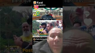 Padre kelmon com o seu vice Pastor Gamanal