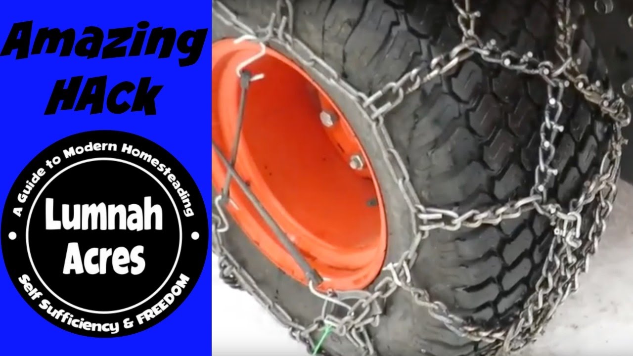 Tire Chain Hack for Winter