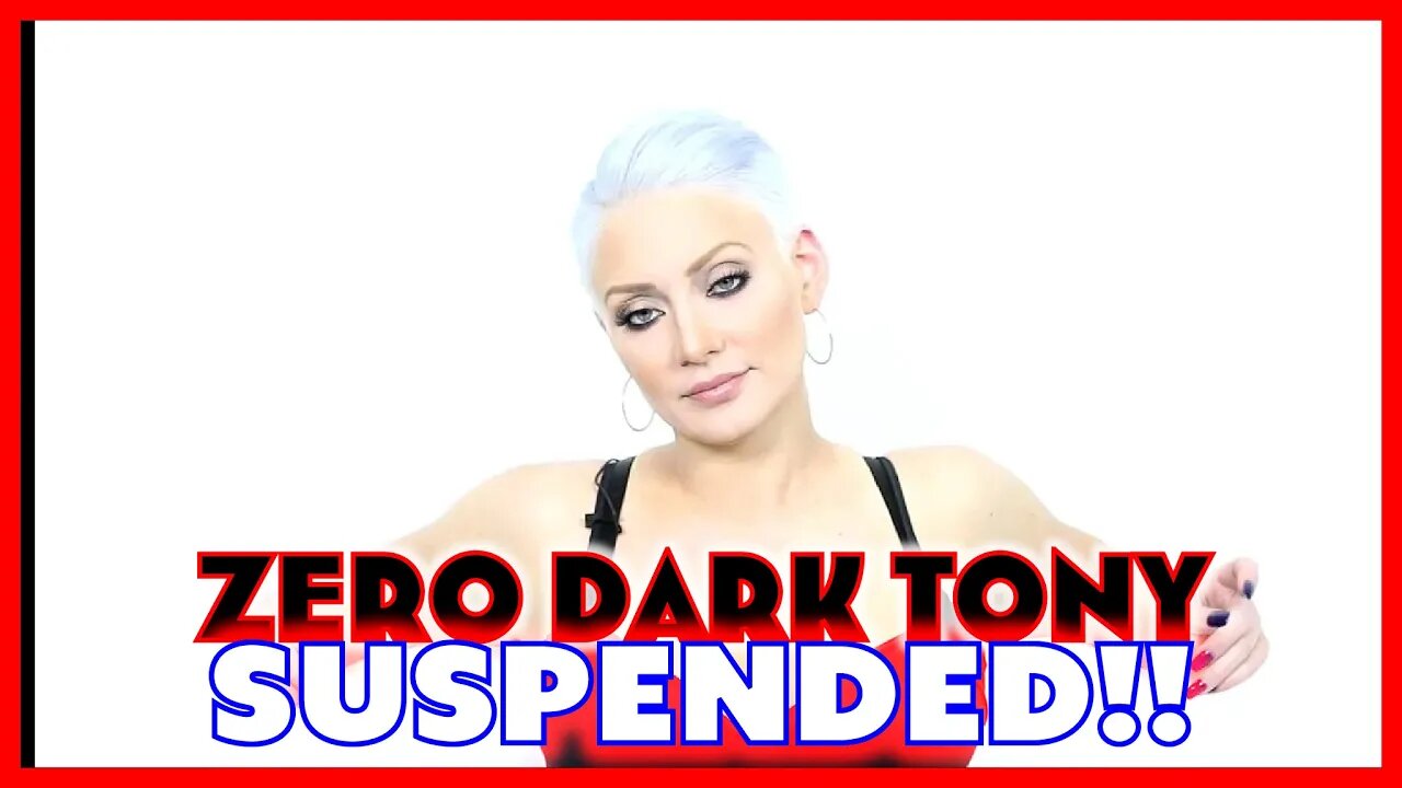 Zero Dark Tony SUSPENDED from TWITTER over ELIZA BLEU Tweets | Livestream