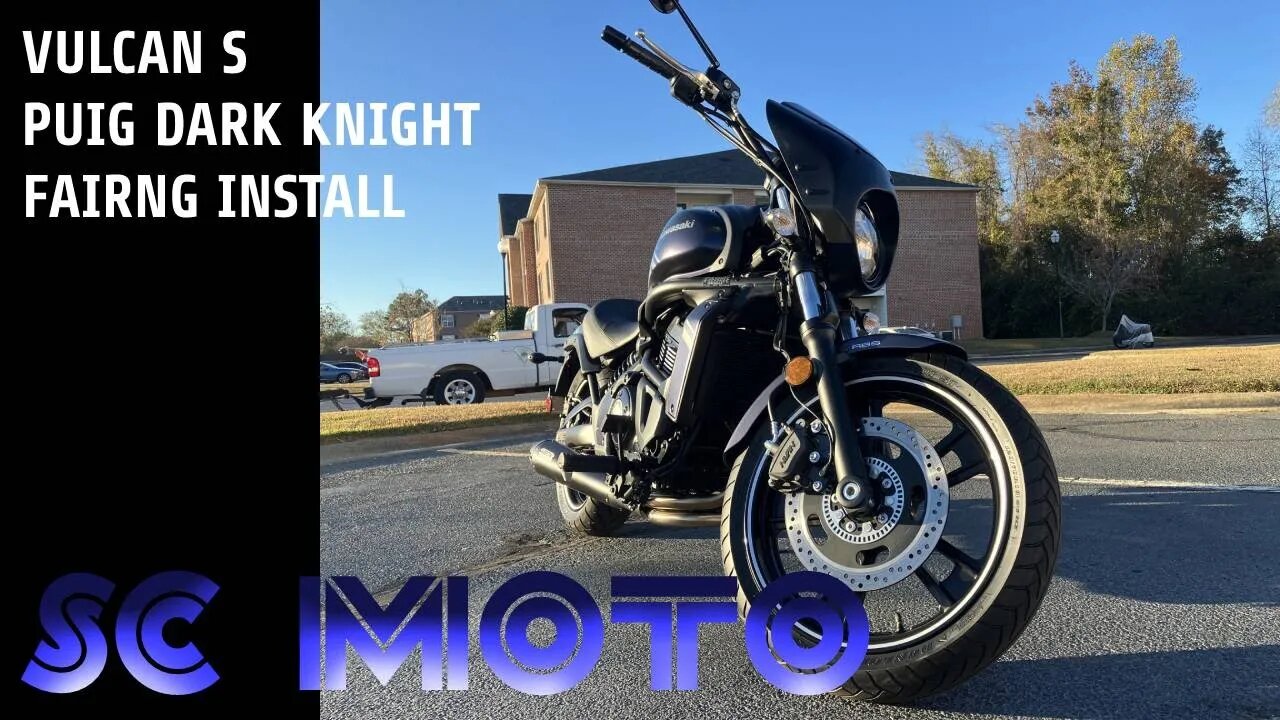 Kawasaki Vulcan S Puig Dark Knight Fairing Install