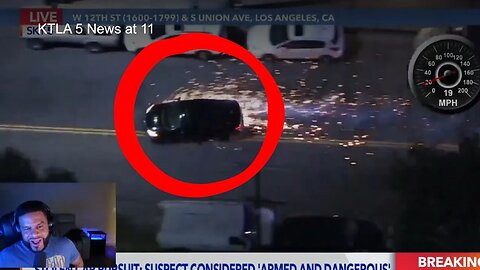 LIVE POLICE CHASE! ARMED & DANGEROUS? 5 People INSIDE?