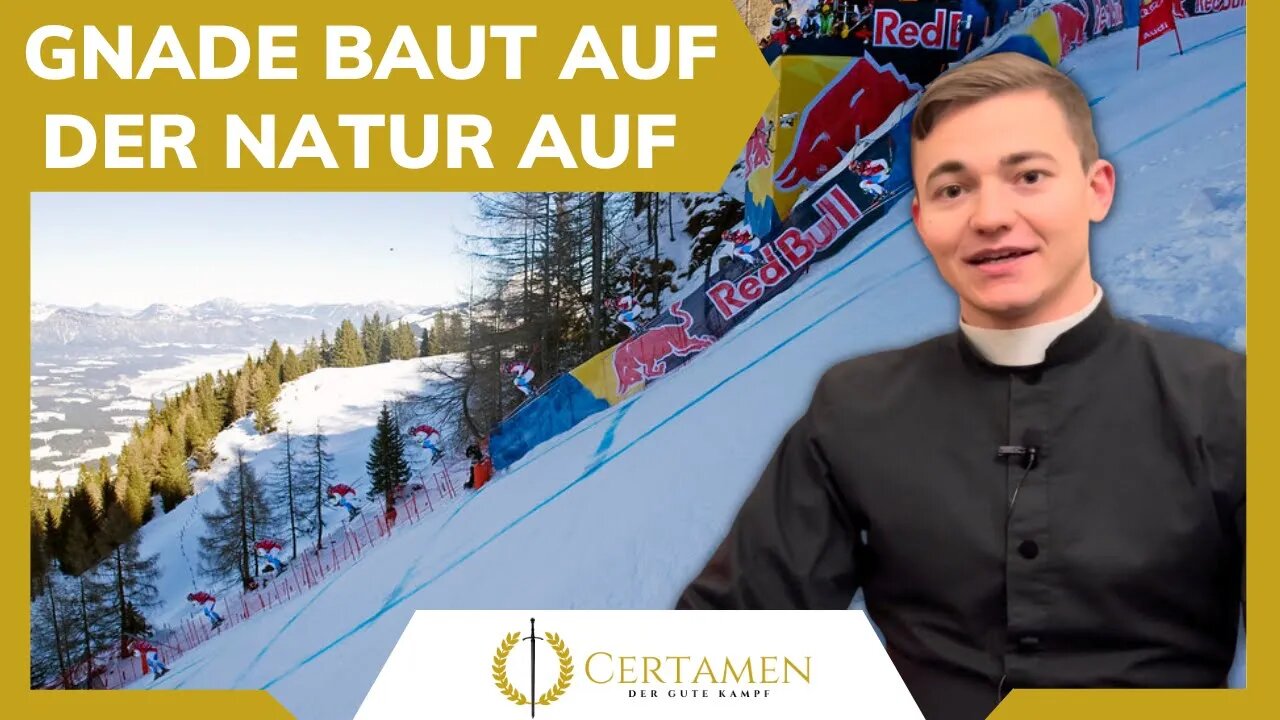 Priester auf der Streif in Kitzbühel