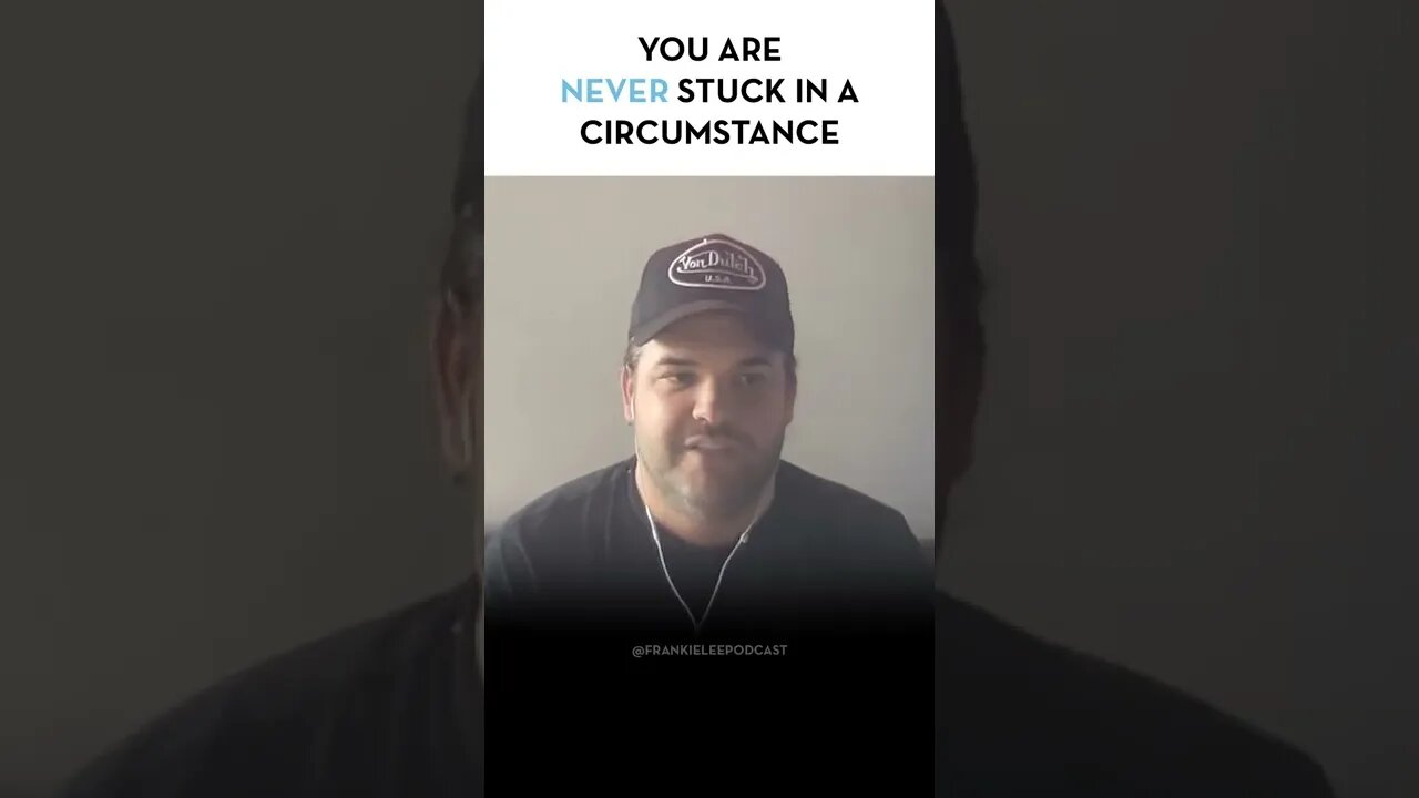 Never stuck in a circumstance 🙌 #mindset #motivation #success